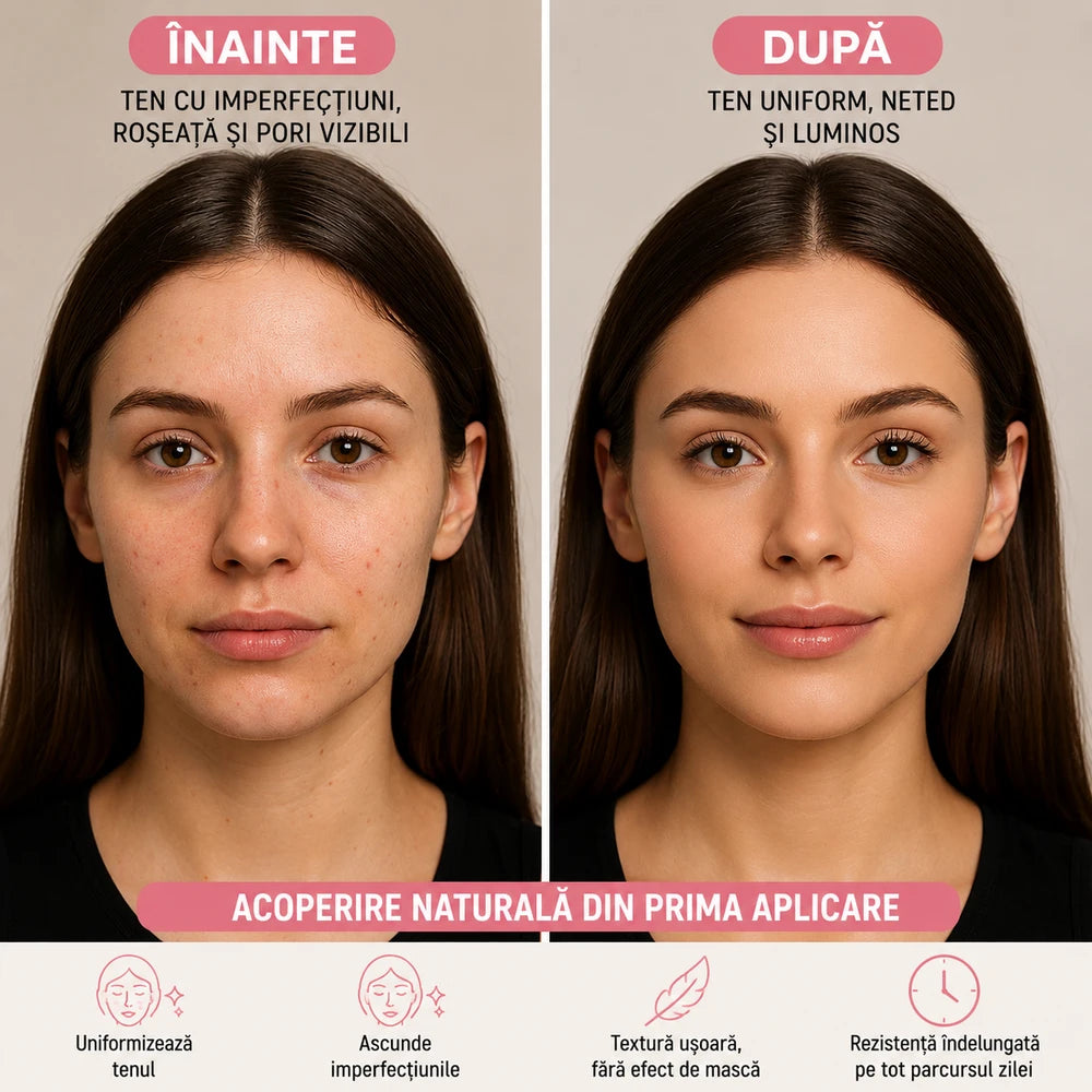 Fond de ten inteligent TLM cu adaptare automată la nuanța pielii
