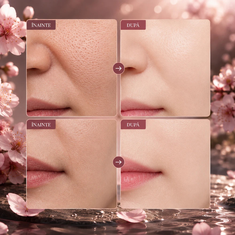 Toner Facial anti-rid si anti-îmbătrânire cu Collagen Sakura Brightening Moisture